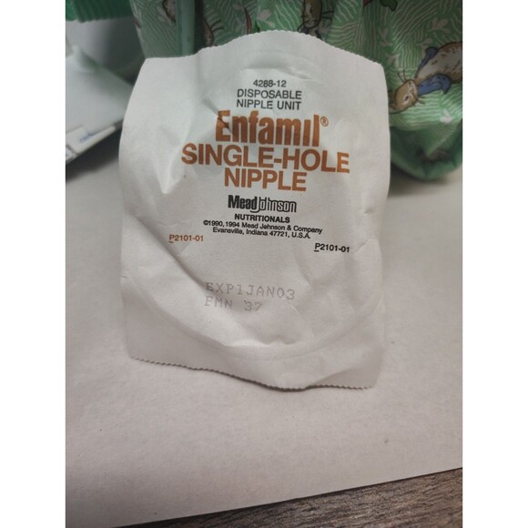 New Vintage Peter Rabbit Beatrix Potter Baby Diaper Storage Bag Enfamil - Picture 9 of 12